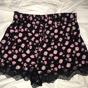 Topshop floral shorts